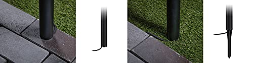 Paulmann 94385 LED Exterior luminaire Bollard Light Flarea IP65 Warm White 400mm incl. 1x3.1 watt Outdoor Lighting Black Outdoor lamp Aluminium Garden lamp 3000 K - Image 4