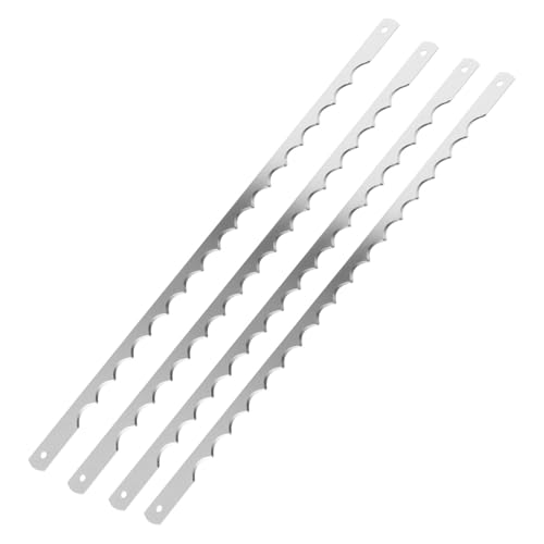 ARTIBETTER 4pcs Serrated Bread Slice Cutter Blades Replacement Blades for Bread Maker Toast Cutting Machine Effortless Slicing for All Design for Reduced Crumbs