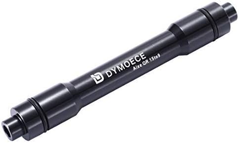 Dymoece Bicycle Wheel Fork Axle 15mm Front Thru Axle to 9mm Quick Release Skewer Adapter Conversion