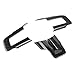 KDFUHRUI Steering Wheel Cover Trim for Ford Mustang Accessories 2015 2016 2017 2018 2019 2020 2021 2022 2023， Car Interior Accessories，Carbon Fiber (Black Carbon Fiber)