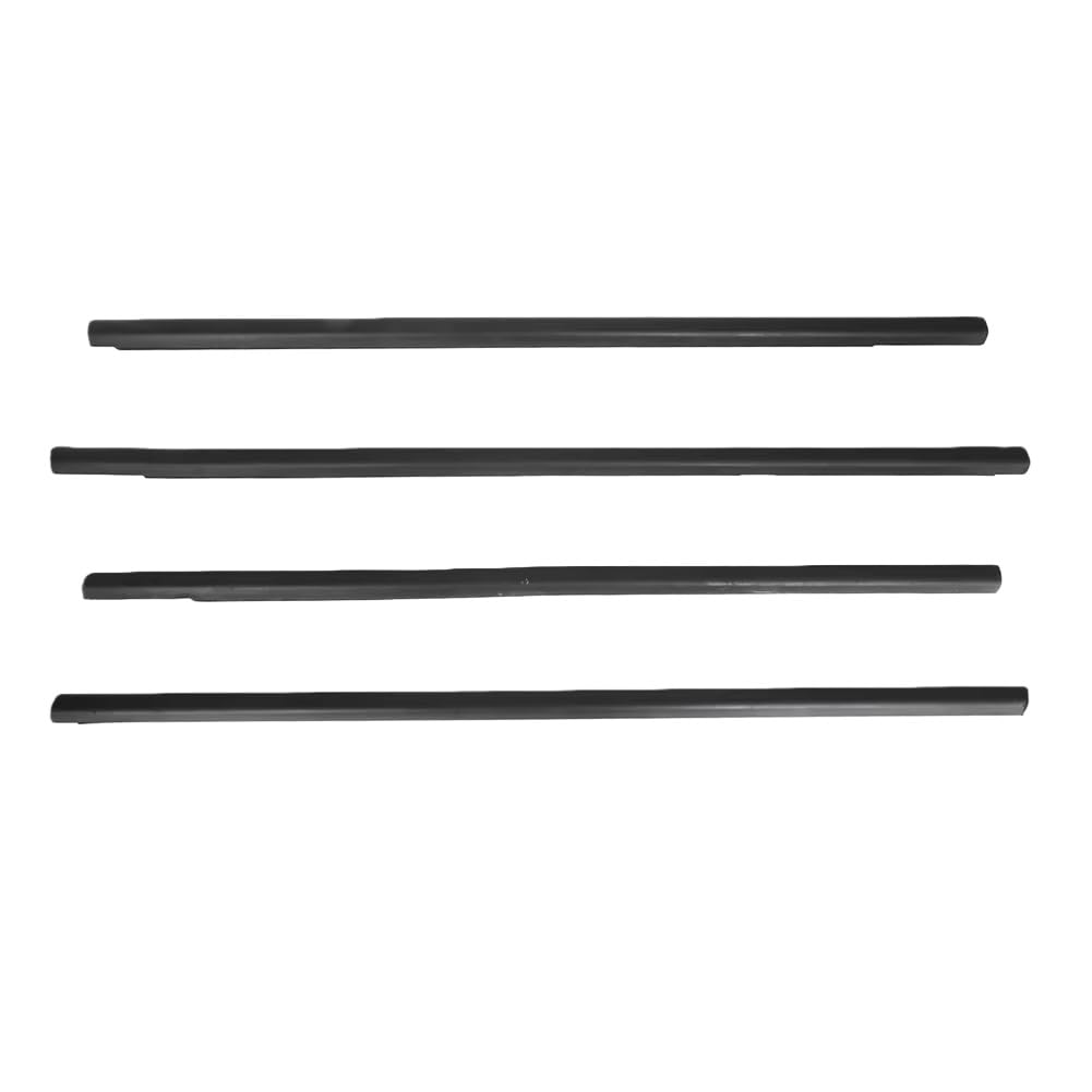 Car Window Weather Strip 4PCS Car Window Weatherstrips Door Glass Weather Strip Moulding Trim Sealing Strips for Cruze 2009-2013