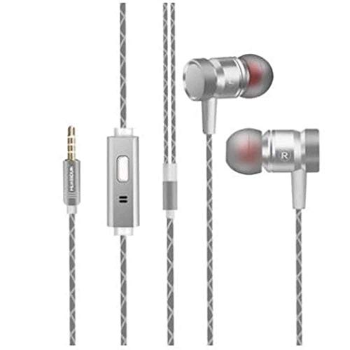 DEIVVOX Earbuds Wired with Microphone and Volume Control Mic Earphones Extra Bass- in Ear Headphones Noise Isolating - Earbud Compatible with Ipad iPod Samsung Sony LG Cell Phones - Jack 3.5mm