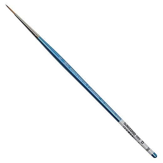 Winsor & Newton Cotman - pincel de acuarela Cotman serie 222 n 0 formato "diseñador" mango corto