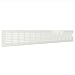 Wentylacja gf386b-y gf386b ruszt do grillowania prostokątna lampa do zabudowy, aluminium lakierowane 380 x 60 mm, biały