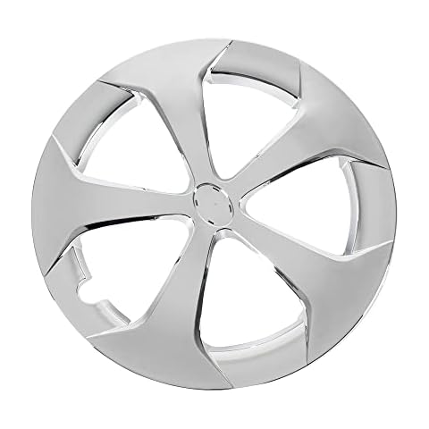 CHEDA Wheel Cover Hub Cap Compatible with 2012-2015 Toyota Prius/Prius C Silver Cover