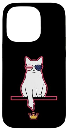 Resist Statue Liberty Cat Equality Retro Edgy Subtle Protest �X�}�z�P�[�X iPhone 14 Pro �p