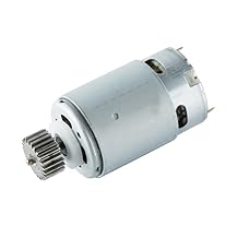 24V # 7R Motor Pinion 23T for Fisher Price for Power Wheels Children Ride on Car, 24 Volt Replacement Gearbox Motor