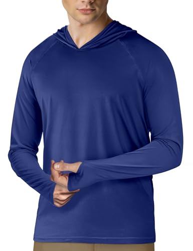 T-shirt anti coup de soleil homme manches longues SPF 50+ évite la surchauffe en pêche et course