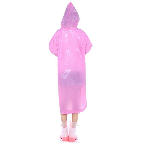 Nyicey Kids Rain Ponchos, 3 Packs Portable Reusable Emergency Raincoats For 6-12 Years Old For Camping Hiking Traveling Backpacking #TOP3