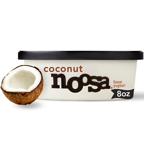 noosa Yoghurt, Coconut, 8 oz, Probiotic, Whole Milk Yogurt, Real Coconut, No Artificial Ingredients, Gluten Free