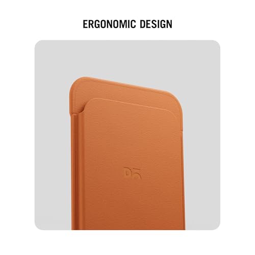 Image of DailyObjects Tan Leatherite MagSafe Card Wallet