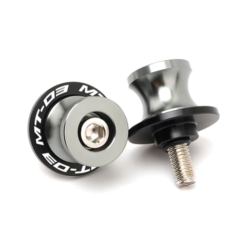 Tornillos de 6mm para Yamaha MT03 2005-2020 y carretes del brazo oscilante trasero