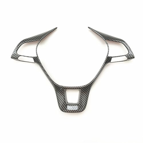 Sport Style Carbon Fiber Print Steering Wheel Cover Trim For Vw Volkswagen Atlas Tiguan Golf Jetta Passat