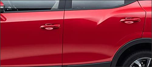 Image of BFRC 3D Gel Finish Car Door Transparent Handle Cup Scratch Guard Sticker Universal for Specific Brand (Pack of 4) (MRDRVAR) (XUV300 Mahindra)