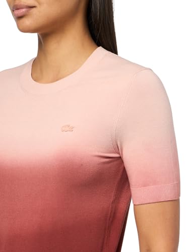 Lacoste Women's Ombre Effect Short Sleeve Top3
