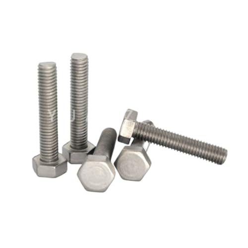 5`20 M3 M4 M5 M6 DIN933 XeXX`[Zp{g304X`[iƐ^JZp{gtj(304 sliver colour,10mm,M3 20pcs)