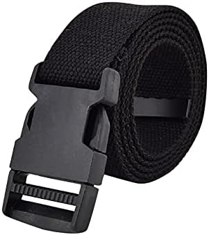 Aibearty Canvas Web Buckle Belt Adjustable Buckle Long Waistband for Women Men Teens