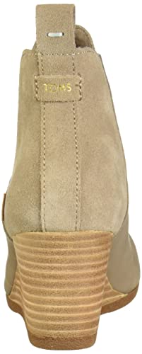 Toms Women's Kelsey Pump, Taupe Grey Leather/Suede, 5.5 #TOP2