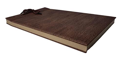 Scrapbook Photo Album Vintage Cover Leather Scrapbook Vintage Style Travel Souvenirs, Photo Album, Diy Guestbook (Antique Wood Grain) #TOP4