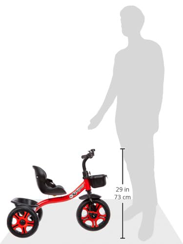 Image of Junior Tricycle - Baby Cycle for 1 to 3 Year Olds, Superior Kids Tricycle, Perfect for Your Little One, Red