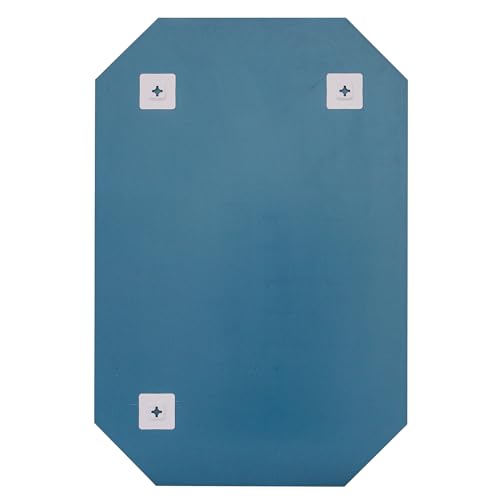 Chende 2PCS Large Bathroom Wall Mirror, 24" x 36" Modern Frameless Beveled Mirror with Beveled Edge, Octagonal, Unique Design, Vertical/Horizontal Hanging by Chende - Image 7