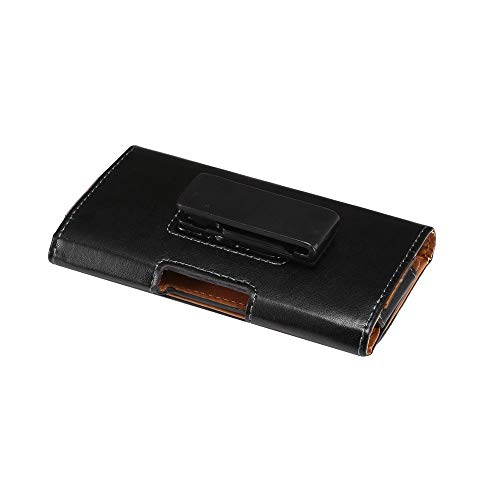 Housse ceinture executive en cuir noir pour smartphone LG K50 2019 - 4