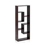 Furinno Boyate Five Wall Mounted Shelf, Walnut