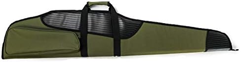 GUGULUZA Padded Rifle Case, Soft Shotgun Bags, Water-Resistant Tactical Gun Storage Case for Carrying 50-inch Shotgun & Scoped Rifles (Army green -50in)