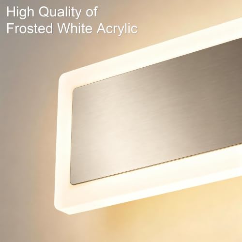 Image of Aipsun 39.4in Brushed Nickel Outdoor Wall Sconces 2 Packs