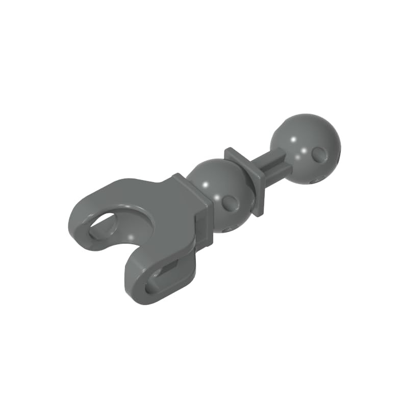 90609 Ball Joint Large Figure Skeletal, Limb, 5L with Ball Joint on Axle and Ball Socket 10 Pieces GDS-1207 Compatible with Lego Building Blocks Color:Dark Bluish Gray 199 โ image 1
