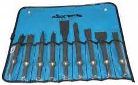 Ajax Tools AJX-A9029 - Juego de cinceles de aire (9 piezas)