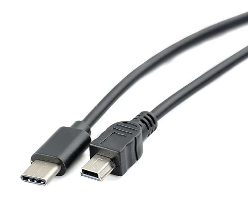 Smays USB-C to Mini USB OTG Cable for Canon Cameras - Transfer Photos and Videos