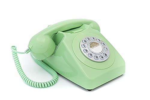 Teléfono de sobremesa GPO746DPBGR retro verde