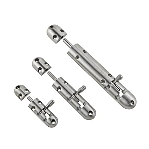 Boulon de porte en acier inoxydable 304 robuste de 5 pouces verrou de sécurité pour maison et jardin