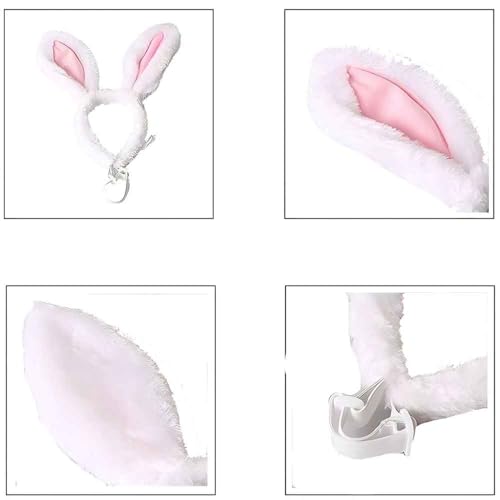 Diadema Orejas de Conejo para Perros Pequeños miniatura 3
