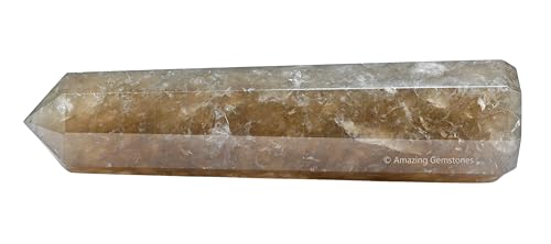Image of Amazing Gemstone Smoky Quartz Crystal Towers - Natural Healing Crystal Point Obelisk for Reiki Healing and Crystal Grid (3 inch to 4 inch INCH)