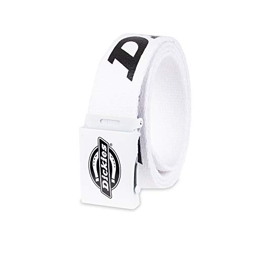 Dickies Mens Cotton Web Belt Accessory White One Size