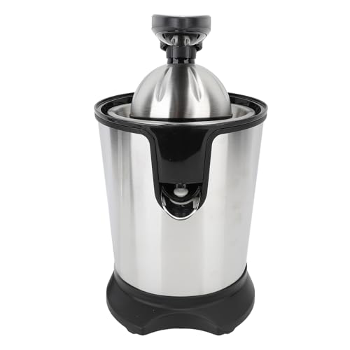 Electric Citrus Juicer 15000rpm Auto Off Dishwasher Safe Stainless Steel with Soft Handle for Oranges Lemons Limes and Grapefruits