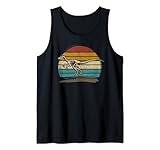 Velociraptor Dinosaurier Dino Sklet Deco Retro Vintage Tank Top