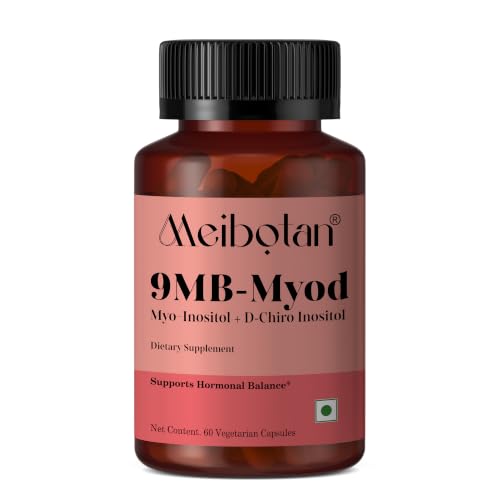 Image of PCOS PCOD Supplement Myo-Inositol & D-Chiro Inositol | Hormonal Balance & Healthy Ovarian Function Support for Women | 60 Veg Capsule