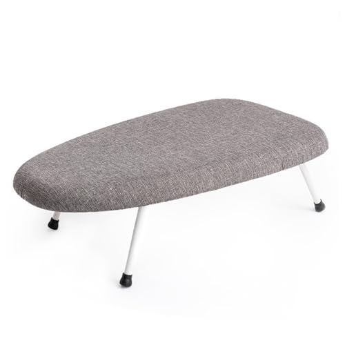 Tabla de planchar de mesa, superficies de hierro plegables, portátil, eficiente en el espacio, acolchado duradero resistente al calor, solución de planchado compacta antideslizante, uso para