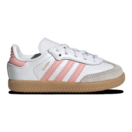 Adidas Originals Samba - Boys' Toddler (JP5488, White/Semi Pink Spark/Gum)