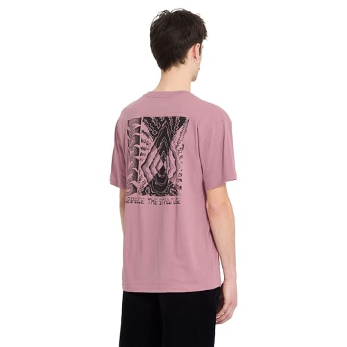 Volcom Radiation t-shirt imprimé graphique en coton taille L - 2