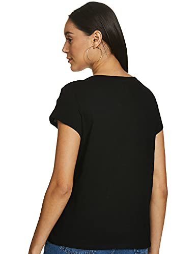 Image of Enamor Women's Solid Relaxed Fit T-Shirt