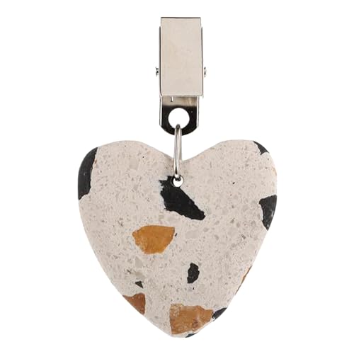 Pesos de mesa, Clips para Pesas para Manteles | Peso del corredor en forma de corazón | Perchas Pesadas para Cenas Seguras, Soportes para Manteles para Decoración de Bodas