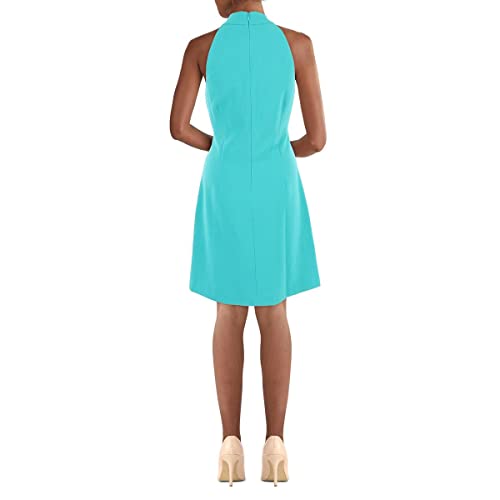 Image of Vince Camuto Women's Sleeveless Halter Tie Neck Shift Mini Dress