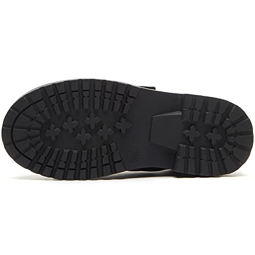 Kids Boy's Oxfords Shoes (Little Kid/Big Kid) Comfort (F510-Black, 5) #TOP4