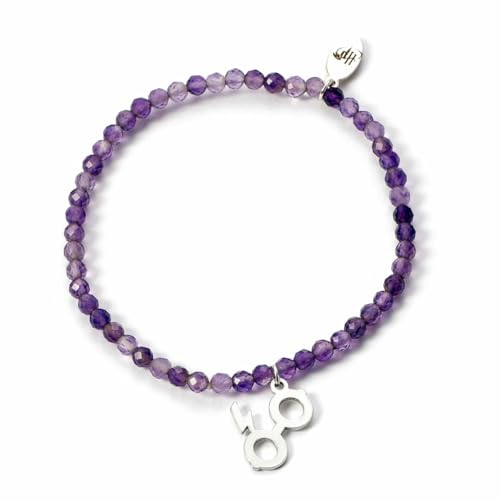 Bracelet Harry Potter en cristal et argent sterling avec charms lunettes