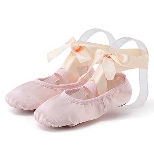 Canvas Ballet Shoes for Toddler Girls Ballet Slippers Dance Shoes(Toddler/Little/Big Kids) Girls Ballerina Pointe3