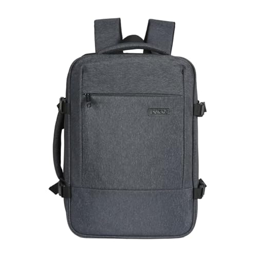 DUKAP X-Era Expandable Backpack - Heavy Duty Material, Premium Washed Fabric, Padded Laptop Compartment, Easy Access Pockets, Carry-On Sleeve, High Performance Backpack for Travel - Black2